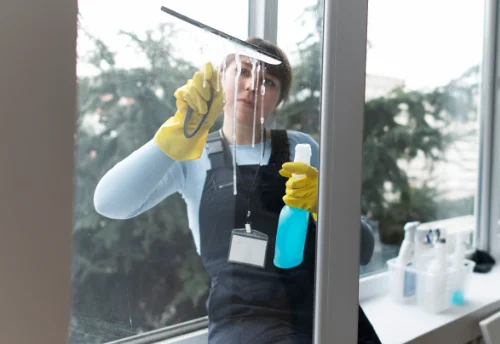 Nettoyage de vitres intérieures et extérieures à Ville-Langy